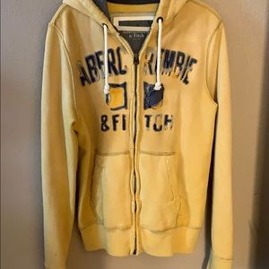 Abercrombie & Fitch zip up hoodie size medium